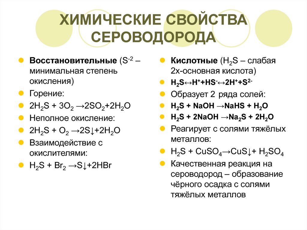 Сернистый газ вода уравнение реакции. Сероводород сульфиды физические свойства. Химические свойства сероводорода и сульфидов. H2s сероводород химические свойства. Химические свойства h2s реакции.