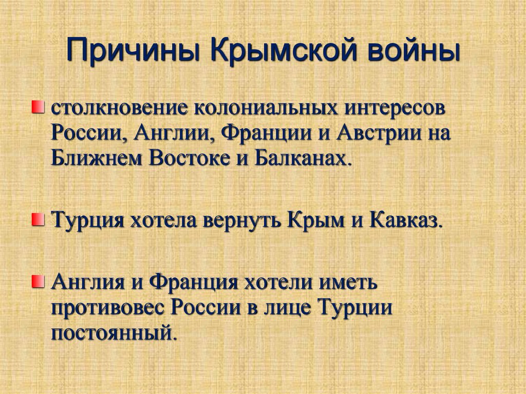 План по крымской войне