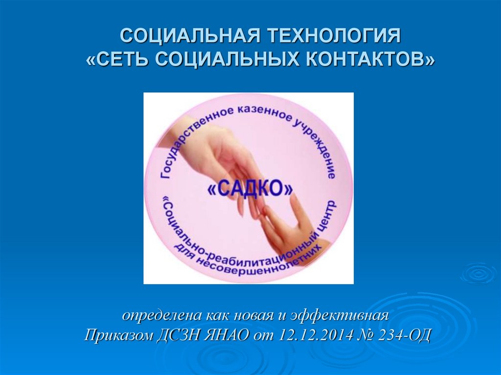 Карта социальных контактов