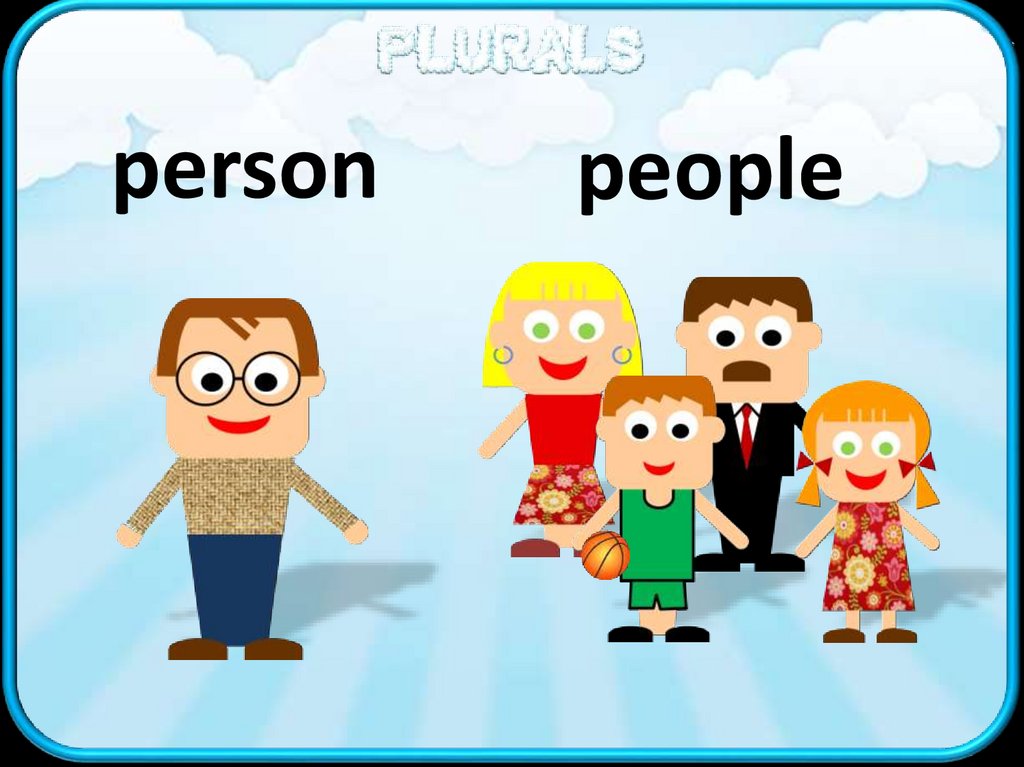 Person plural