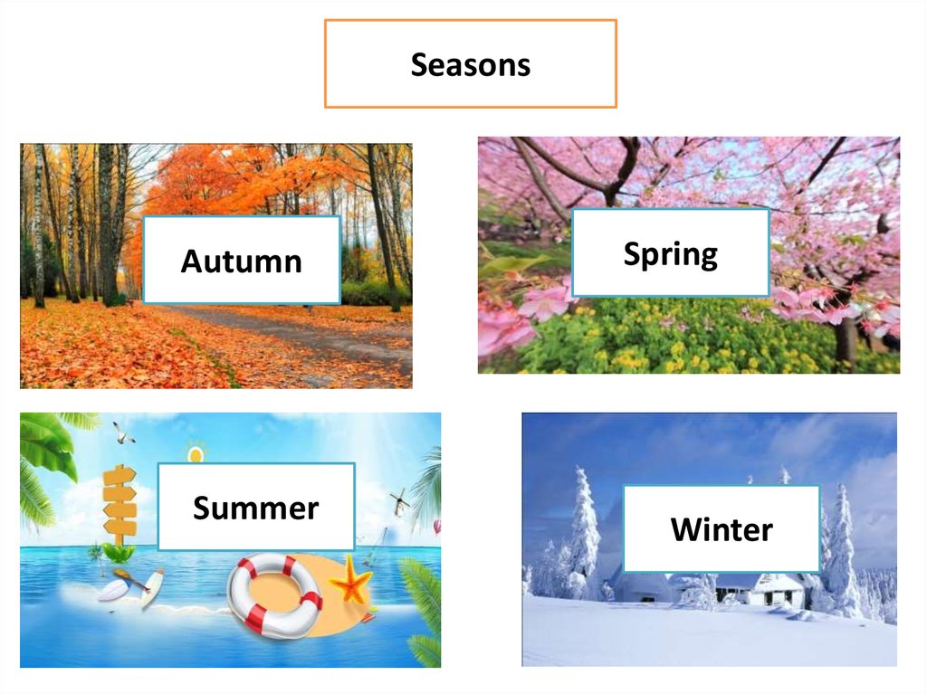 Времена года на английском языке для детей. Карточки времена года на английском. Seasons для детей.
