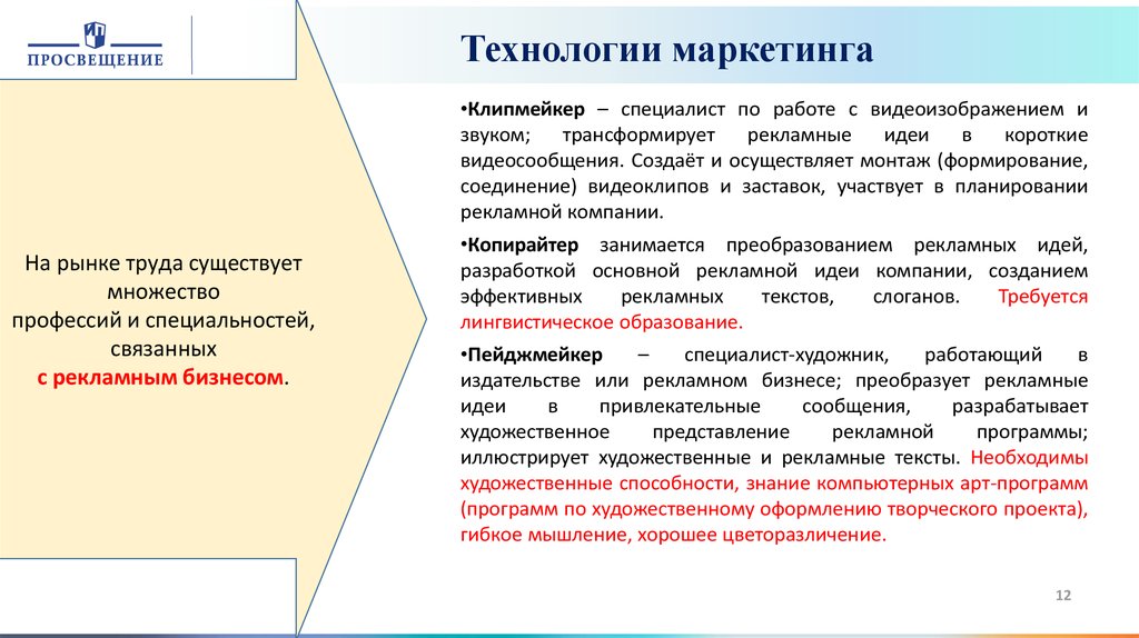 Проект на тему маркетинг 8 класс