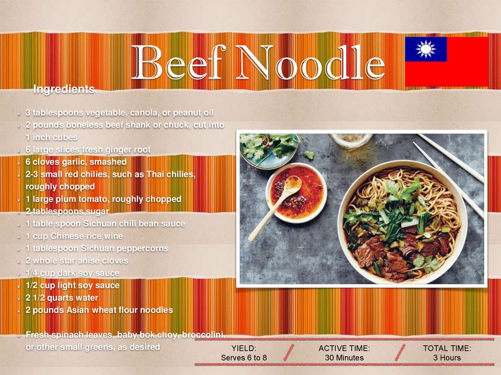 Beef Noodle