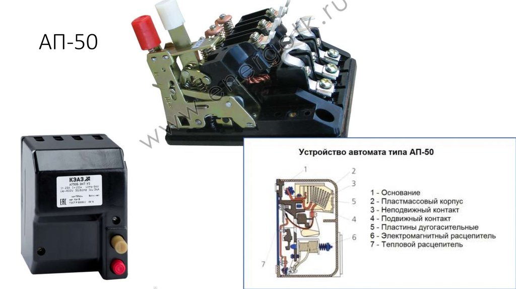 Автоматические выключатели презентация