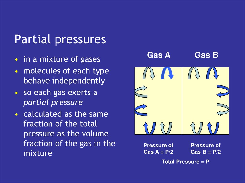 Partial pressures