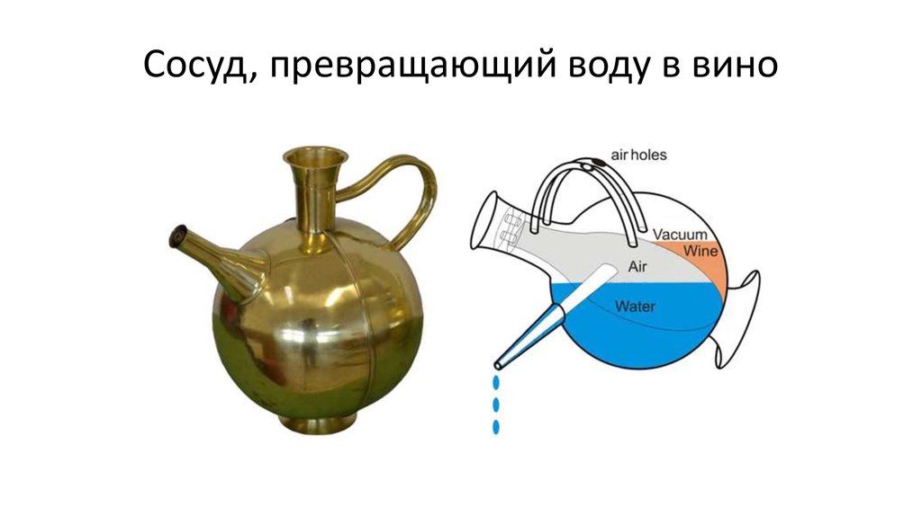 Соединенные краном сосуды