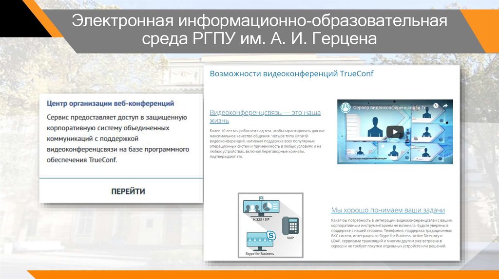 Электронный атлас ргпу герцена. Электронная информационно-образовательная среда. Электронная информационная среда. Информационная образовательная среда. Сервисы для конференций список.