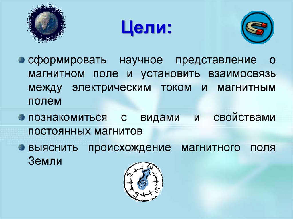 Презентация по физике 8 класс магнитное поле земли