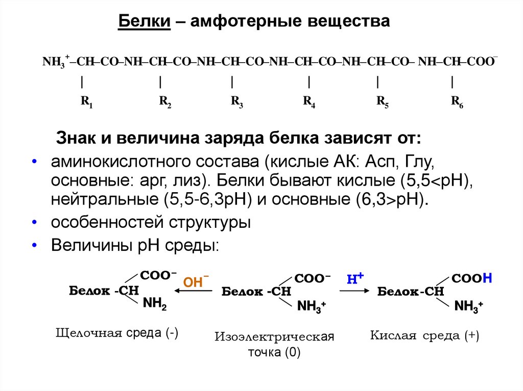 Глицин амфотерные свойства