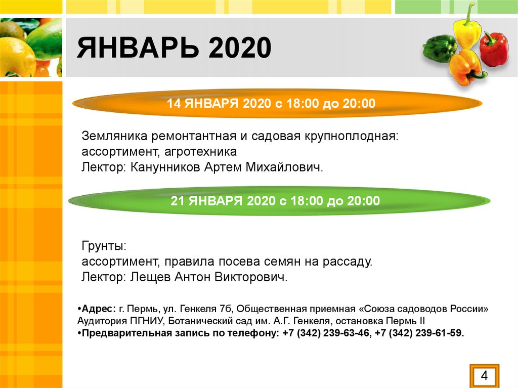 ЯНВАРЬ 2020