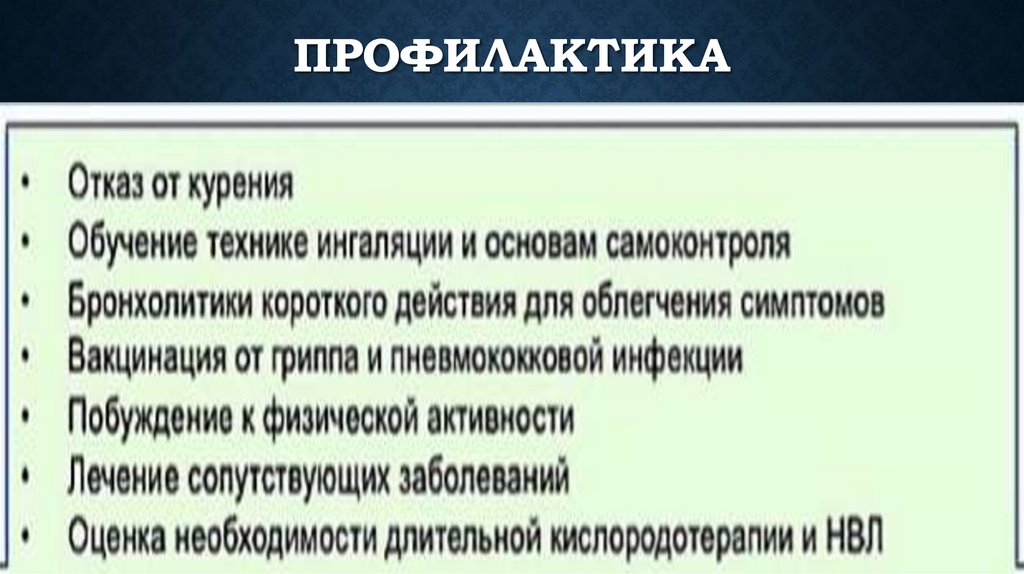 Профилактика