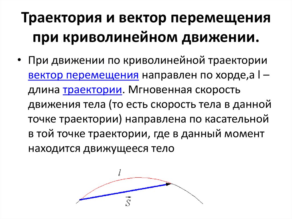 Движение направлено