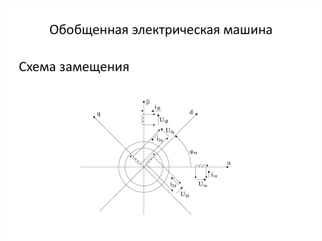 Обобщенная электрическая машина