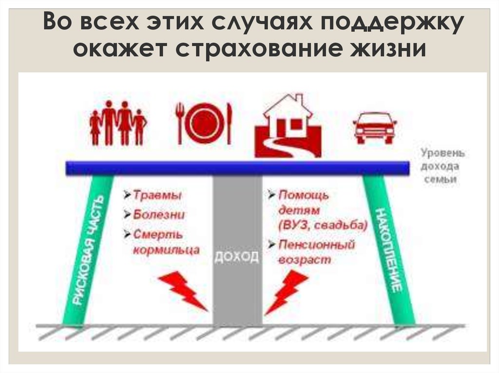 Случай поддержка. Страхование доходов семьи.