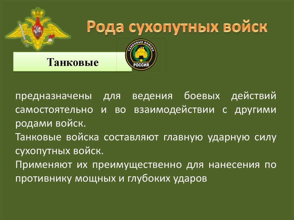 Основу войска составляют. Рода сухопутных войск. Роды сухопутных войск. Основные рода сухопутных войск. Массовый род сухопутных войск.