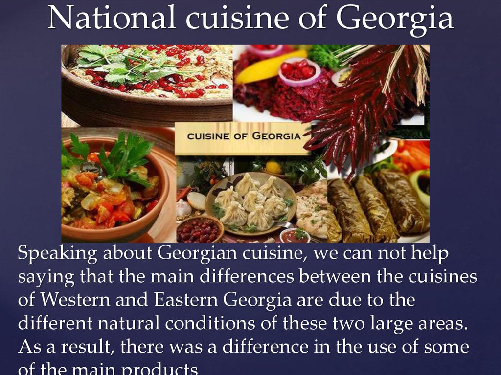 National cuisine of Georgia