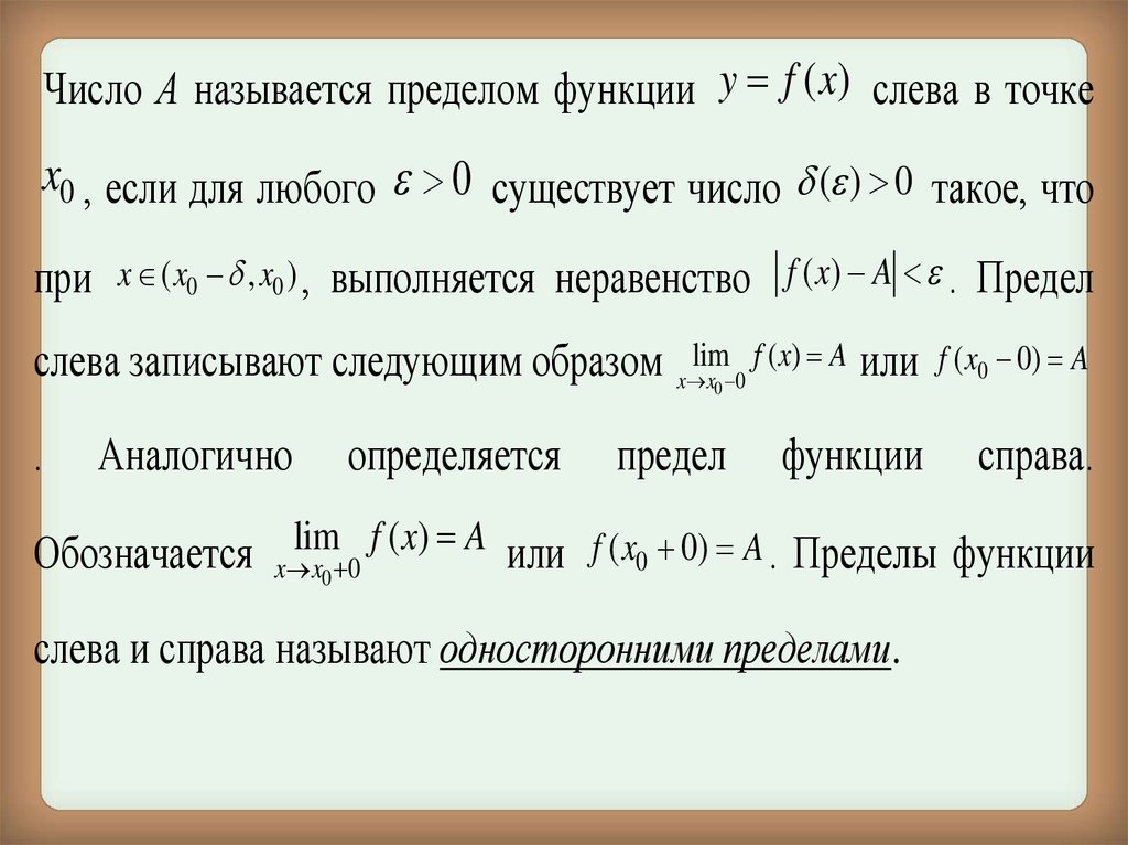 Точки разрыва функции