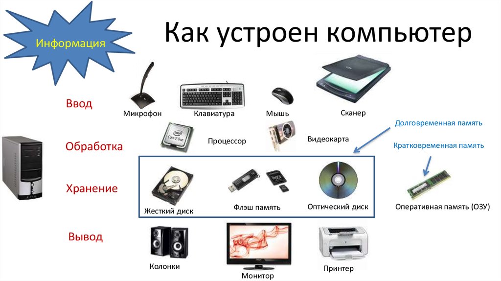 Как изображение попадает в компьютер технология 8