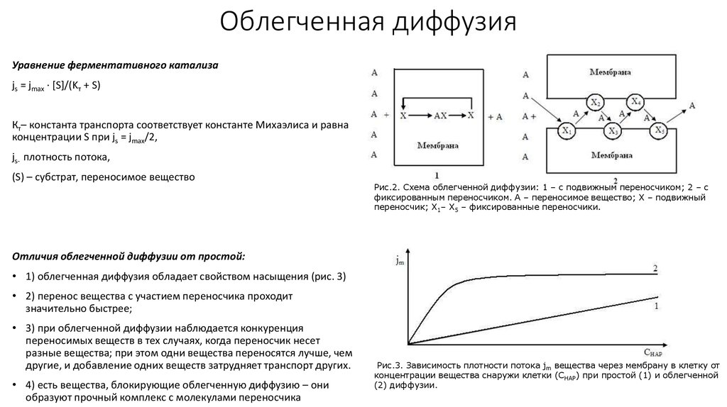 Облегченная диффузия. Простая диффузия схема. Облегченная диффузия с подвижным переносчиком. Облегченная диффузия белок переносчик.