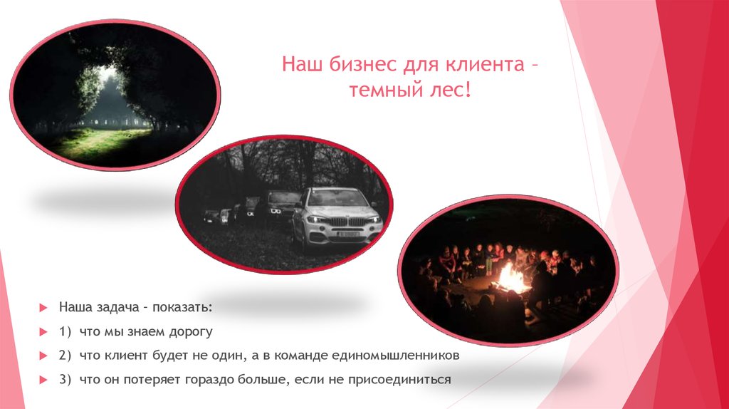 Наш бизнес для клиента – темный лес!