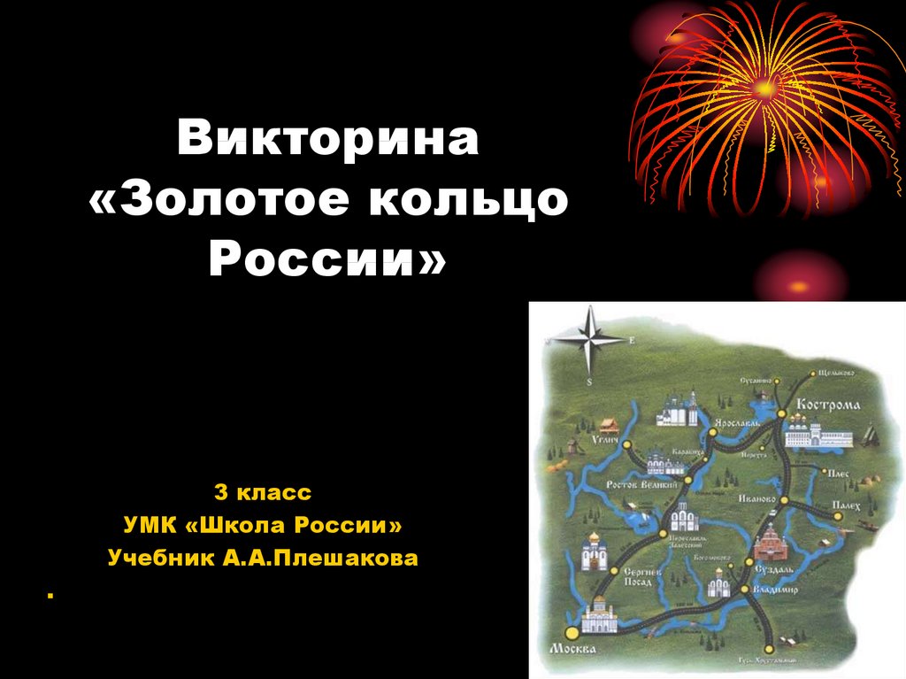 Технологическая карта урока 3 класс окружающий мир золотое кольцо россии