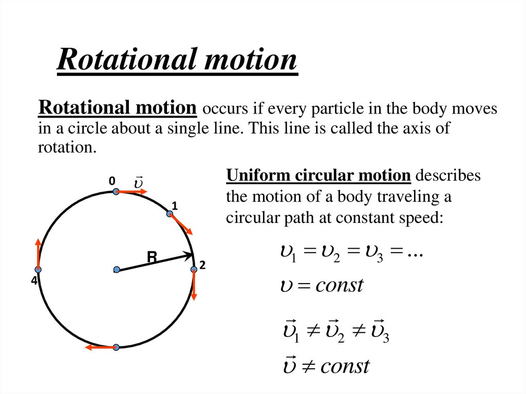 Rotational motion