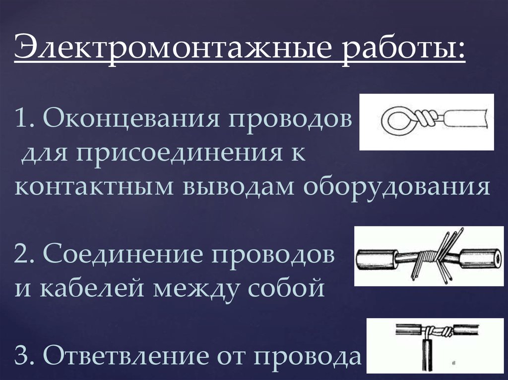 Электрические провода 8 класс технология презентация