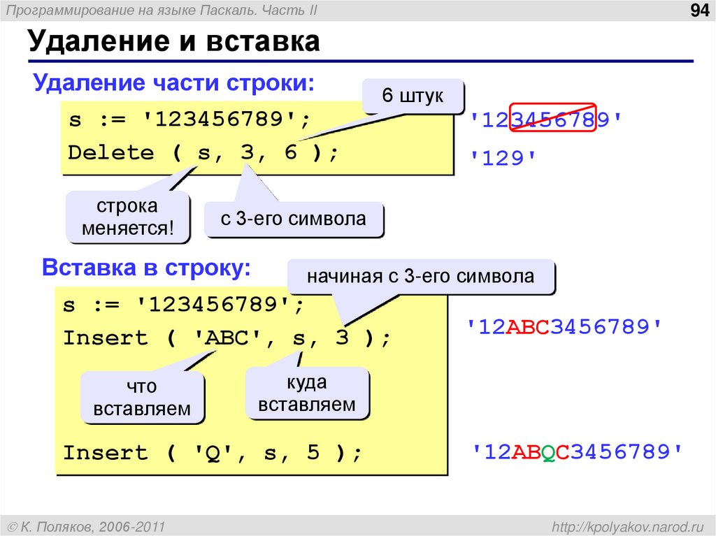 Программирование обработки строк символов 10 класс презентация