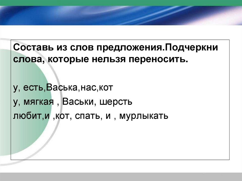 Деформированный текст 1 класс презентация школа россии