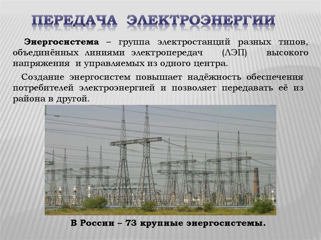 Производство электроэнергии рф