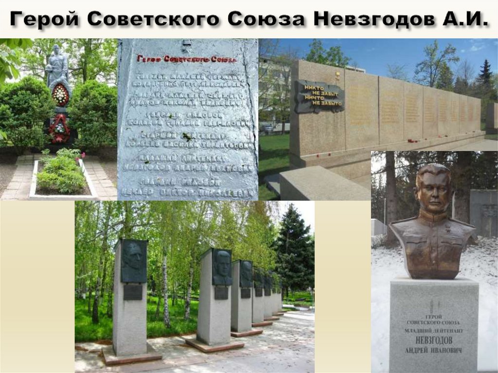 Герой Советского Союза Невзгодов А.И.