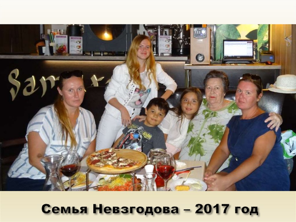 Семья Невзгодова – 2017 год