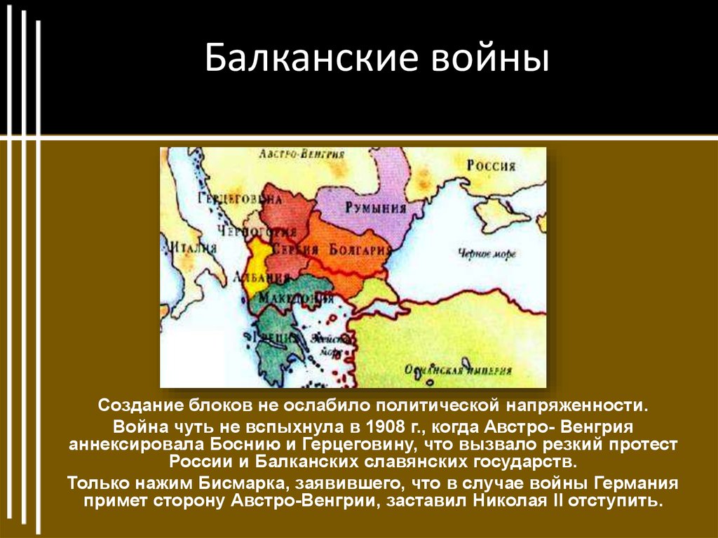 Австро венгрия и балканы до первой мировой войны презентация