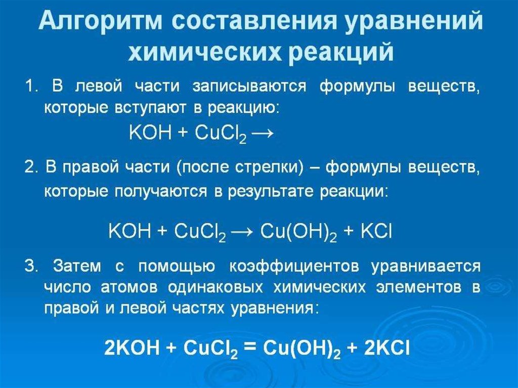 Проект химические реакции