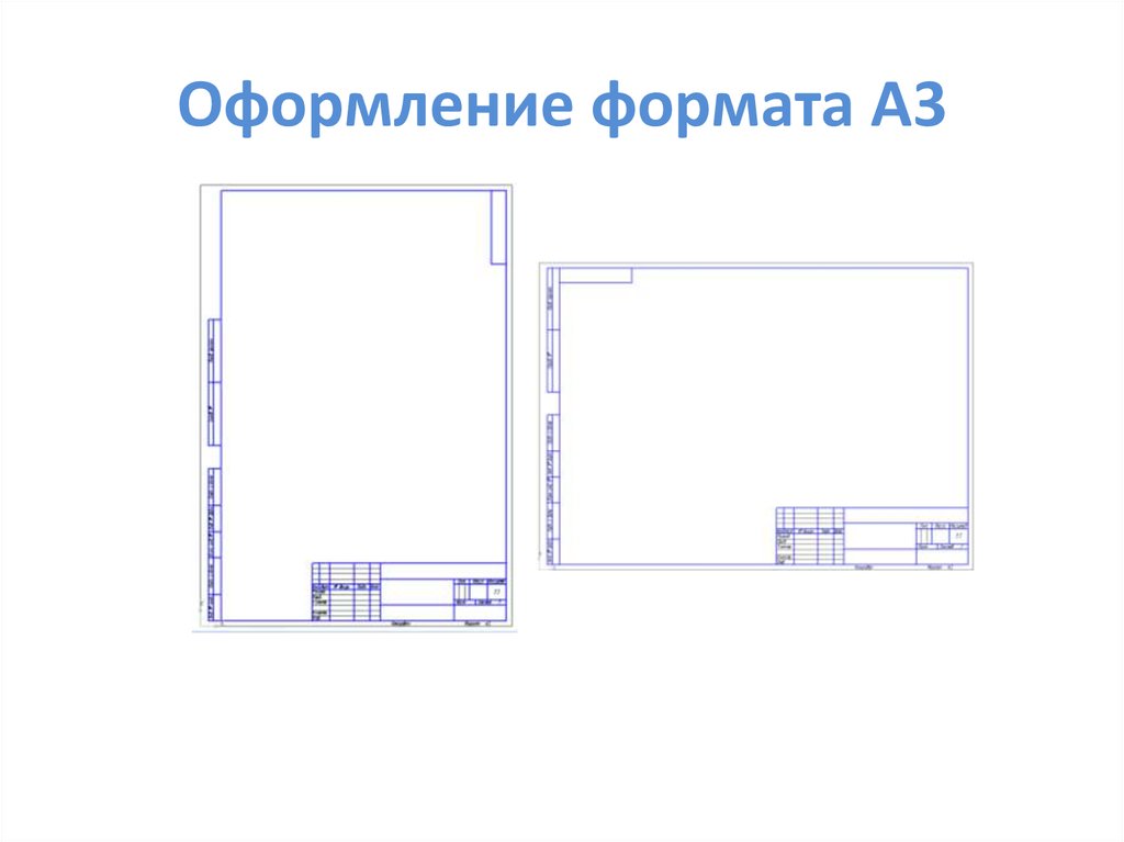 Что называют форматом чертежа