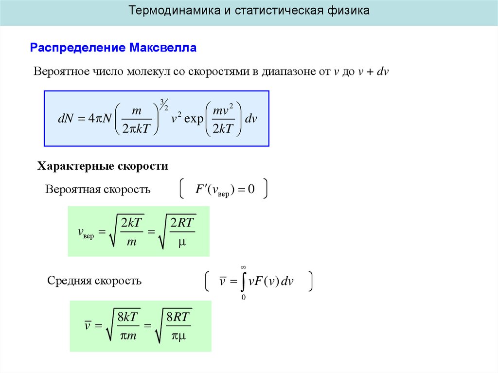 Энтропия в статистической физике