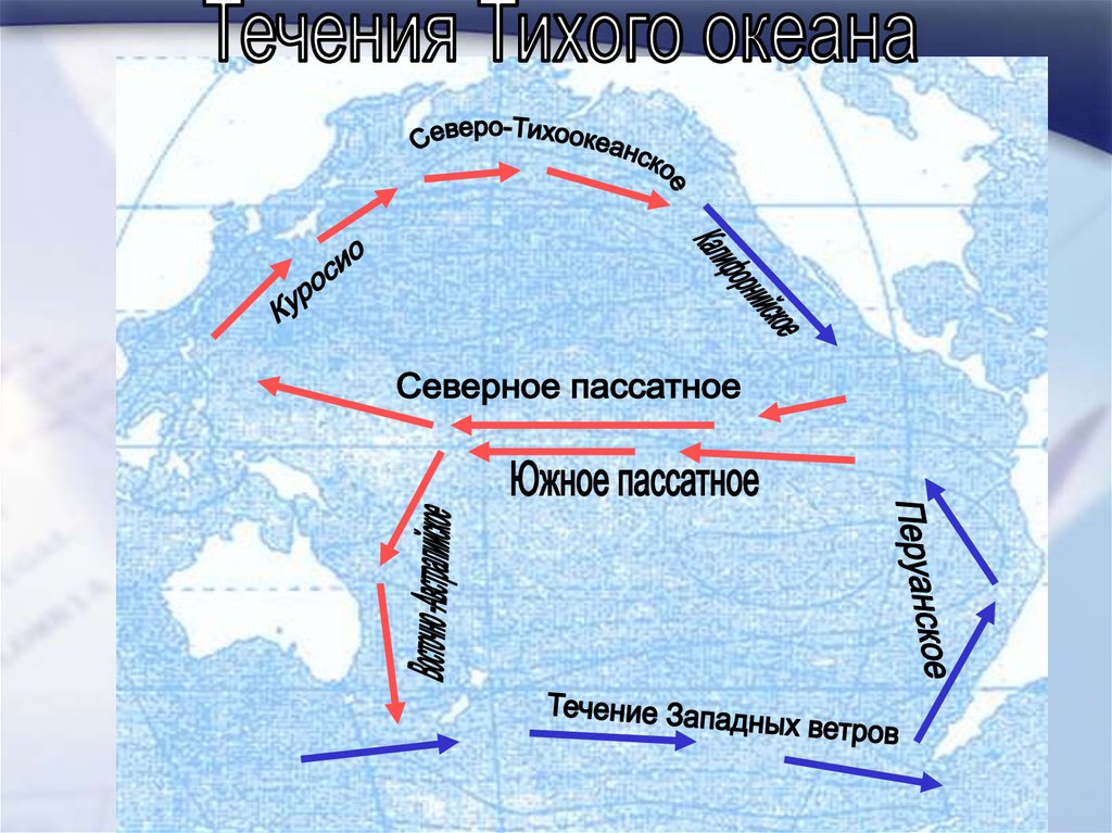 Карта западных ветров