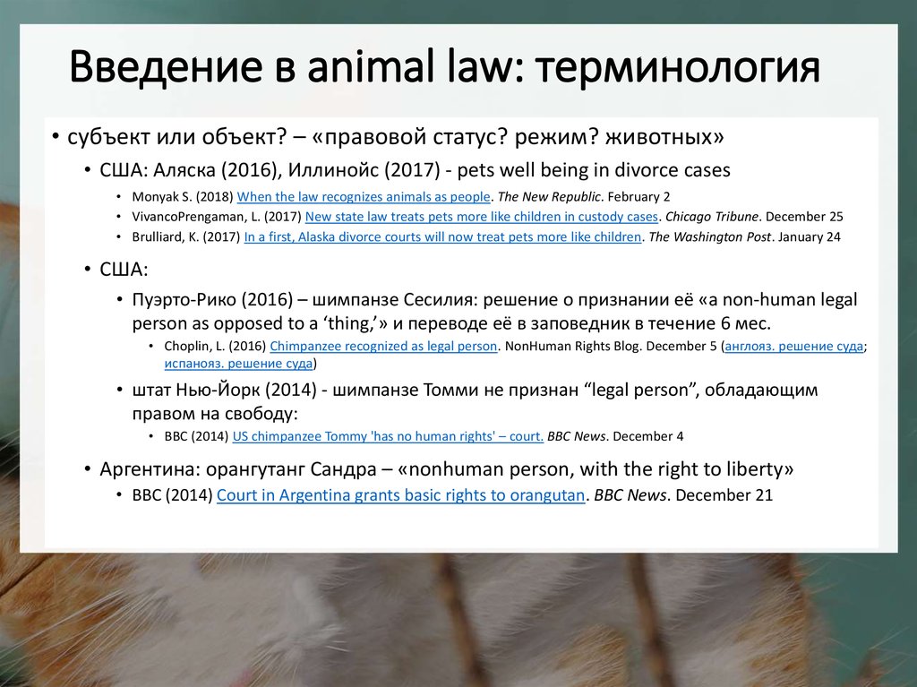 Animal laws