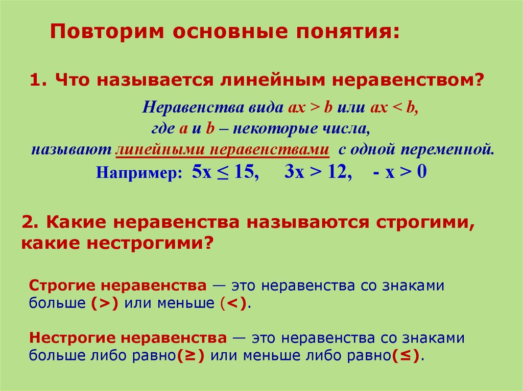 Принадлежность числа. Какие неравенства называются линейными. Какие неравенства называются строгими. Какое неравенство называется линейным. Нестрогие неравенства.