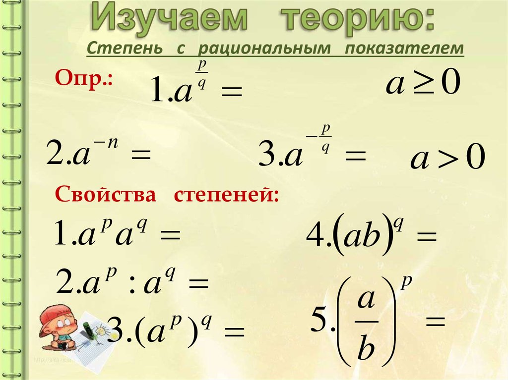 Степень с рациональным показателем 10 класс. Свойства степени с рациональным показателем тренажер. Понятие степени с рациональным показателем. Свойства степени с рациональным показателем. Определение и свойства степени с рациональным показателем.