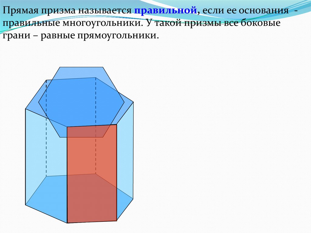 Правильная призма правильный многогранник. Призма это правильный многогранник. Площадь боковой грани Призмы. Боковая грань квадрат правильной Призмы. Призма прямая Призма правильная Призма.