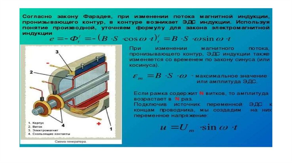 Презентация получение и передача переменного электрического тока трансформатор