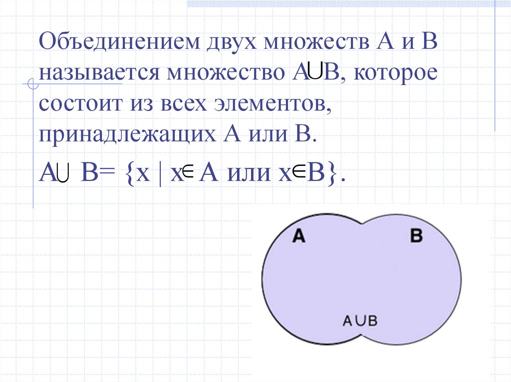 1 найти множество. Что называется объединением двух множеств. Множество х это. Два множества. 2. Множество – это.