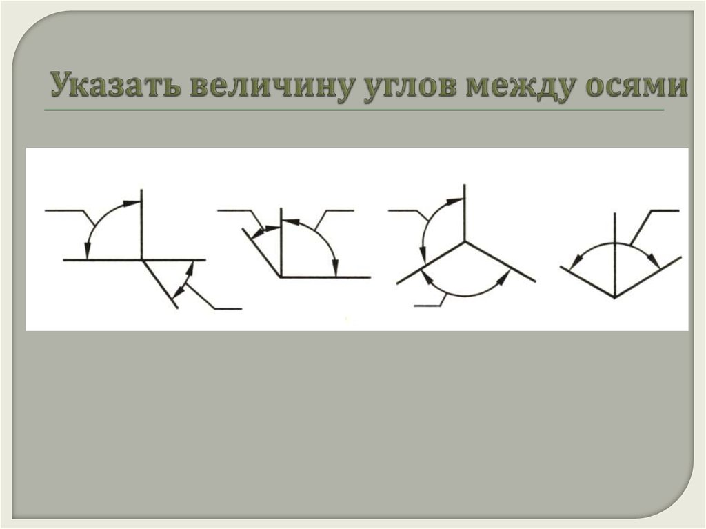 Укажите величину. Аксонометрия углы между осями. Углы между аксонометрическими осями.. Обозначение между осями. Обозначить оси х у z, указать величину углов между осями.