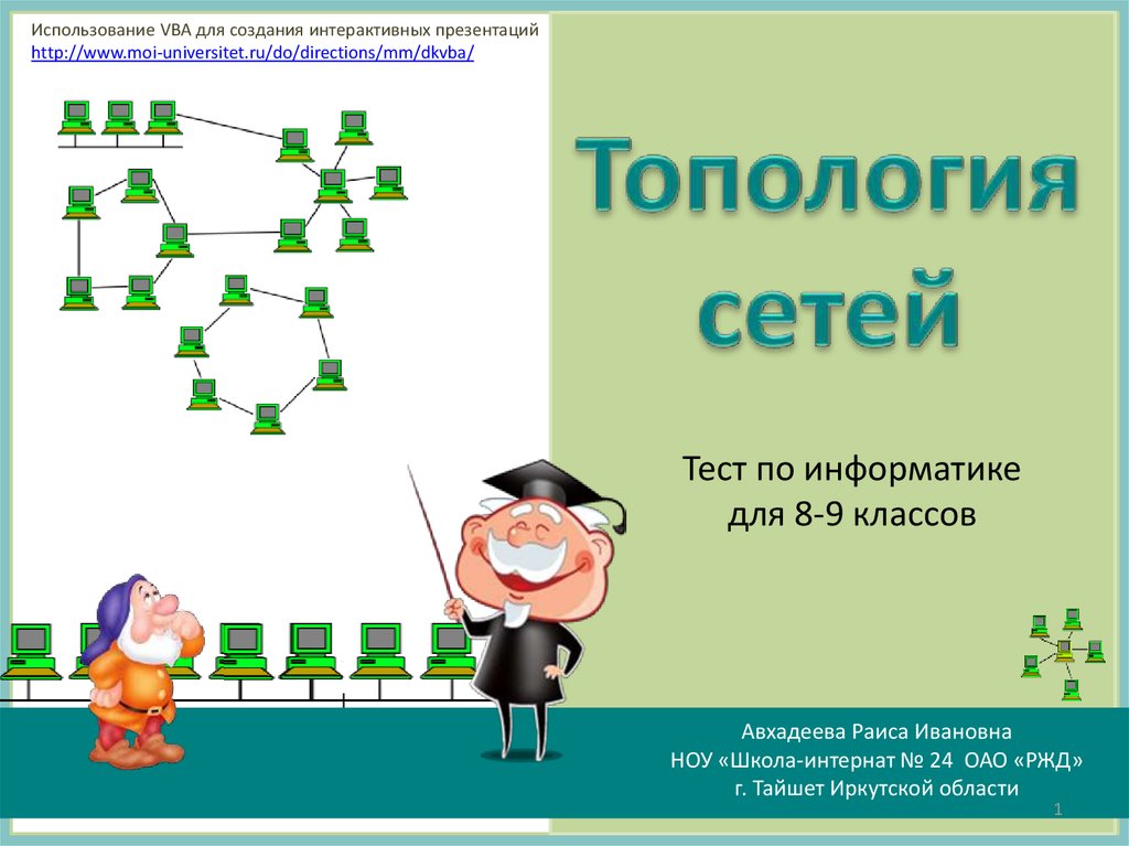 Создание интерактивной презентации 7 класс