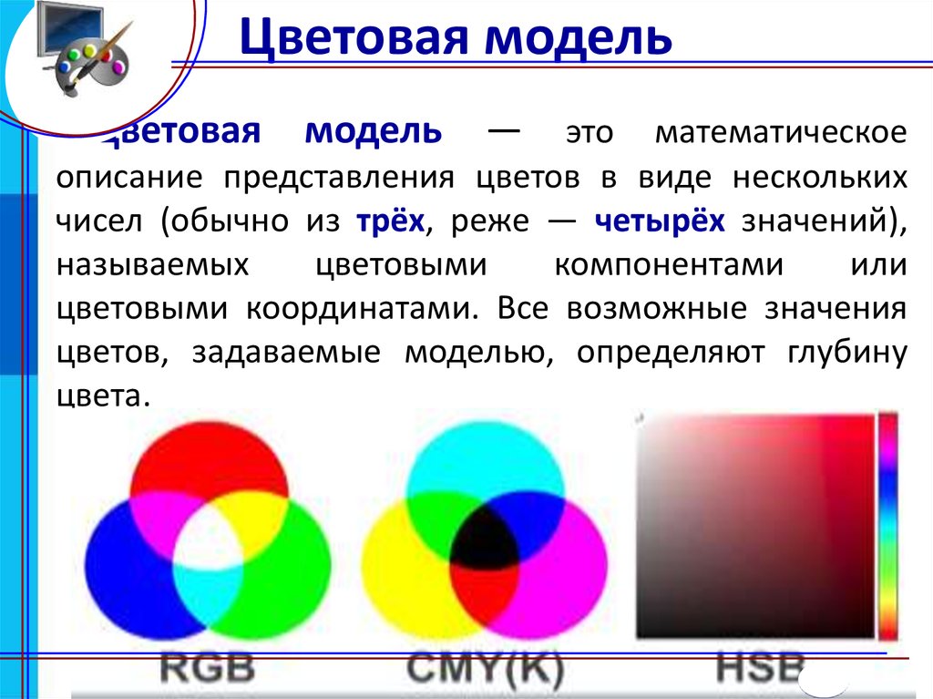 Определение цвета. Цветовые модели. Основные цветовые модели. Понятие цветовой модели. Виды цветовых моделей.