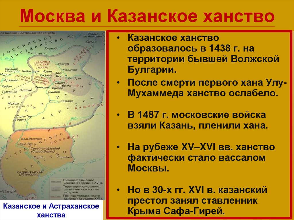 Москва и Казанское ханство