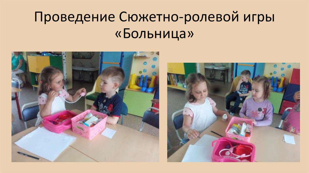 Проведение Сюжетно-ролевой игры «Больница»