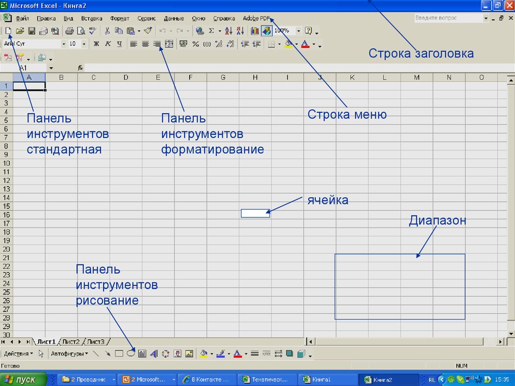 Презентация на тему microsoft excel электронные таблицы