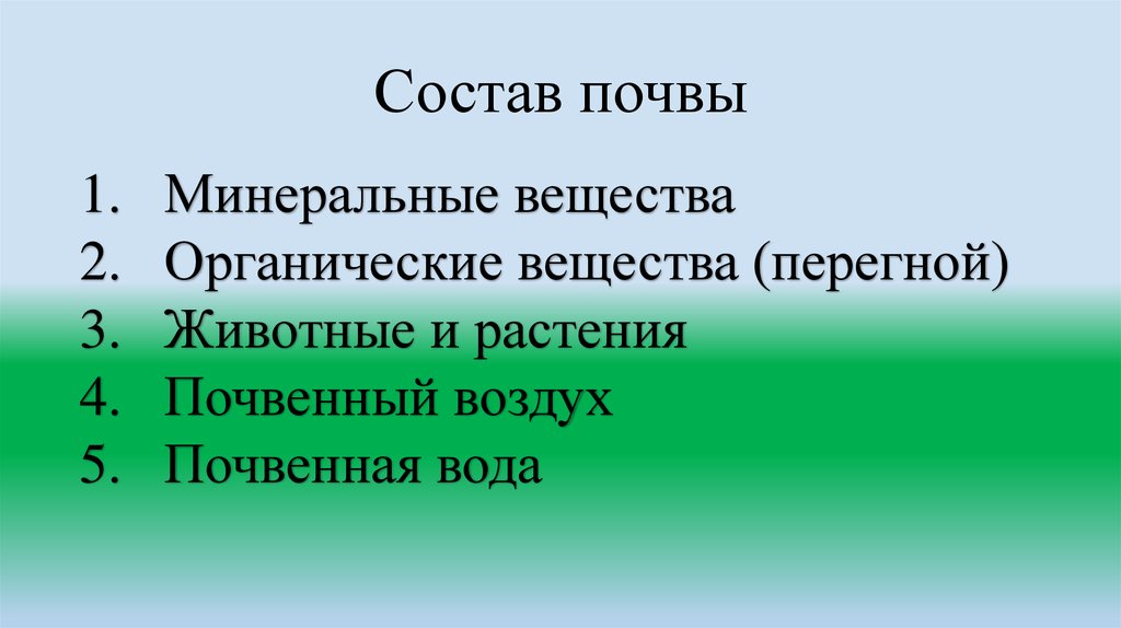 Образование минеральных солей в почве расставь стрелки